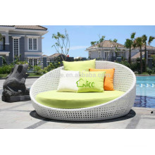 poly rattan furniture+ sun lounger+outdoor/indoor lounger